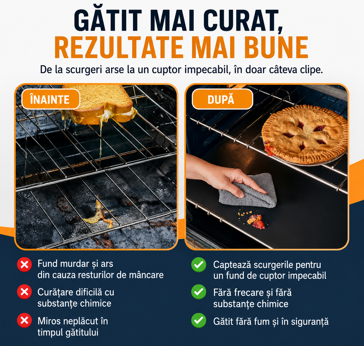 Covoras Protectie Cuptor Interior Reutilizabil